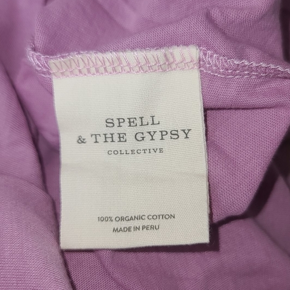 New Spell Designs El Romance Tank Lilac M Lavender Stevie Nicks Tee Singlet Top - Picture 14 of 14
